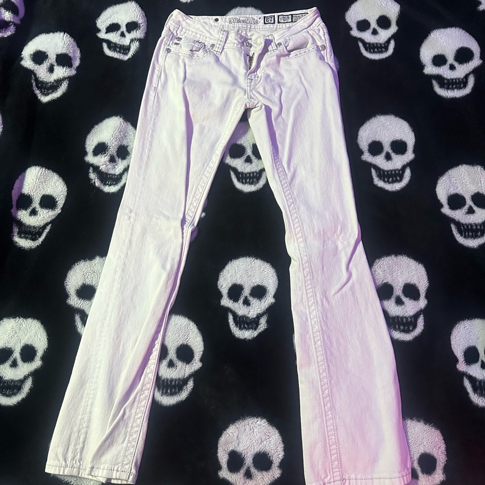 Miss Me White Bling Jeans 27/34